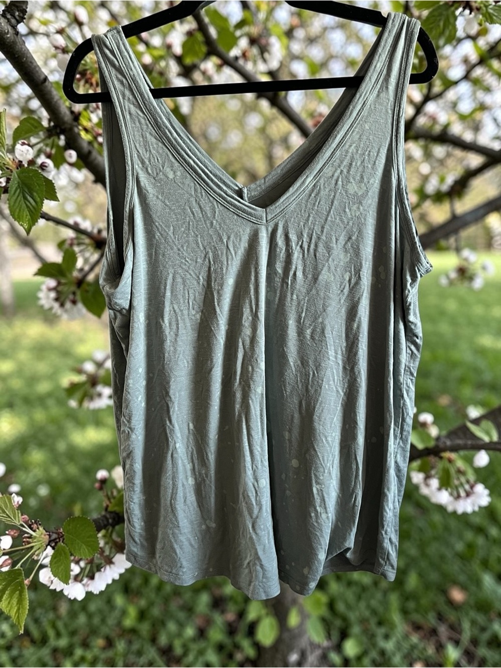 Maurices Sage V-Neck Tank Top